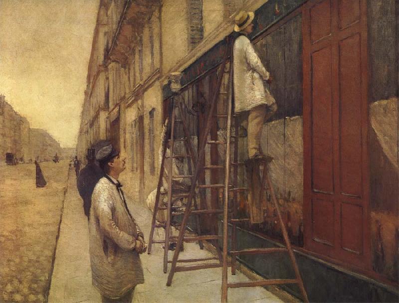 Gustave Caillebotte The painter design house China oil painting art